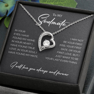 To My Soulmate | Forever Love Necklace | Jewelry | C30025TG, C30025TR, lx-C30025, PB23-WOOD, PROD-1967763, PT-781, TNM-1, USER-43062 | TageUnlimited