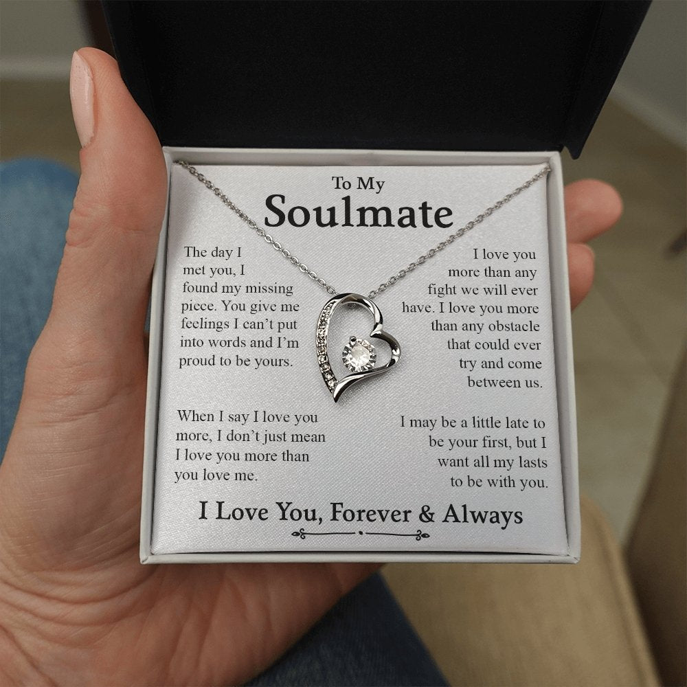 To My Soulmate | I Found The Missing Piece | Jewelry | C30025TG, C30025TR, lx-C30025, PB23-WOOD, PROD-2164500, PT-781, TNM-1, USER-43062 | TageUnlimited