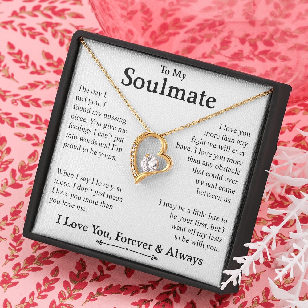 To My Soulmate | I Found The Missing Piece | Jewelry | C30025TG, C30025TR, lx-C30025, PB23-WOOD, PROD-2164500, PT-781, TNM-1, USER-43062 | TageUnlimited