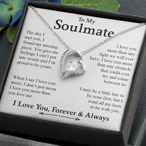 To My Soulmate | I Found The Missing Piece | Jewelry | C30025TG, C30025TR, lx-C30025, PB23-WOOD, PROD-2164500, PT-781, TNM-1, USER-43062 | TageUnlimited
