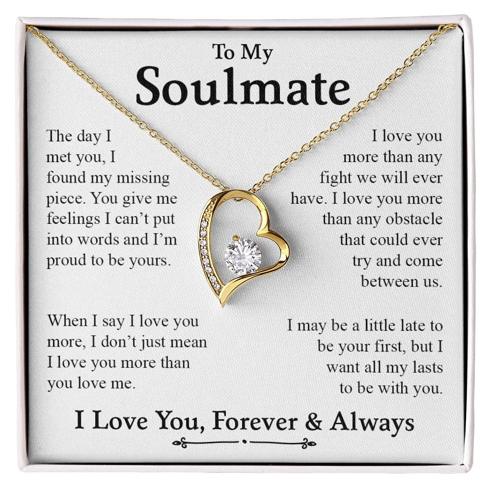 To My Soulmate | I Found The Missing Piece | Jewelry | C30025TG, C30025TR, lx-C30025, PB23-WOOD, PROD-2164500, PT-781, TNM-1, USER-43062 | TageUnlimited