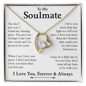 To My Soulmate | I Found The Missing Piece | Jewelry | C30025TG, C30025TR, lx-C30025, PB23-WOOD, PROD-2164500, PT-781, TNM-1, USER-43062 | TageUnlimited