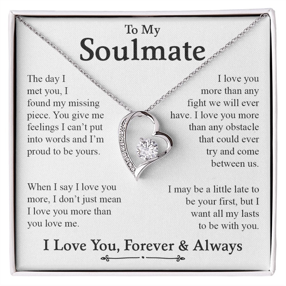 To My Soulmate | I Found The Missing Piece | Jewelry | C30025TG, C30025TR, lx-C30025, PB23-WOOD, PROD-2164500, PT-781, TNM-1, USER-43062 | TageUnlimited