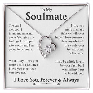 To My Soulmate | I Found The Missing Piece | Jewelry | C30025TG, C30025TR, lx-C30025, PB23-WOOD, PROD-2164500, PT-781, TNM-1, USER-43062 | TageUnlimited