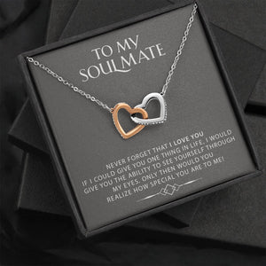 To My Soulmate | I Love You 💘💗 | Jewelry | C30028T, C30028TG, lx-C30028, PB23-WOOD, PROD-1576045, PT-784, TNM-1, USER-43062, WARRANTY-UPSELL | TageUnlimited
