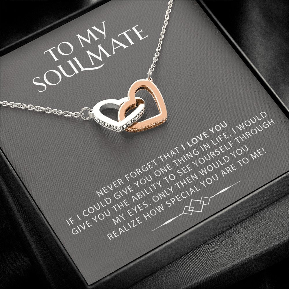 To My Soulmate | I Love You 💘💗 | Jewelry | C30028T, C30028TG, lx-C30028, PB23-WOOD, PROD-1576045, PT-784, TNM-1, USER-43062, WARRANTY-UPSELL | TageUnlimited
