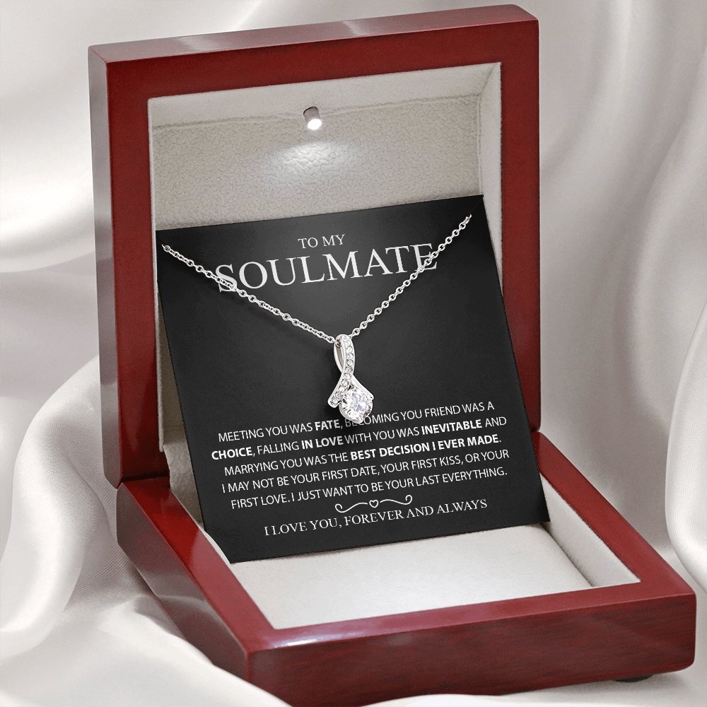 To My Soulmate | I Love You | Jewelry | C30084TG, C30084TR, lx-C30084, PB23-WOOD, PROD-1600122, PT-930, TNM-1, USER-43062 | TageUnlimited