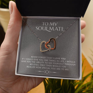 To My Soulmate | I Love You 💘💗 | Jewelry | C30028T, C30028TG, lx-C30028, PB23-WOOD, PROD-1576045, PT-784, TNM-1, USER-43062, WARRANTY-UPSELL | TageUnlimited