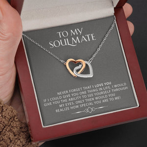 To My Soulmate | I Love You 💘💗 | Jewelry | C30028T, C30028TG, lx-C30028, PB23-WOOD, PROD-1576045, PT-784, TNM-1, USER-43062, WARRANTY-UPSELL | TageUnlimited