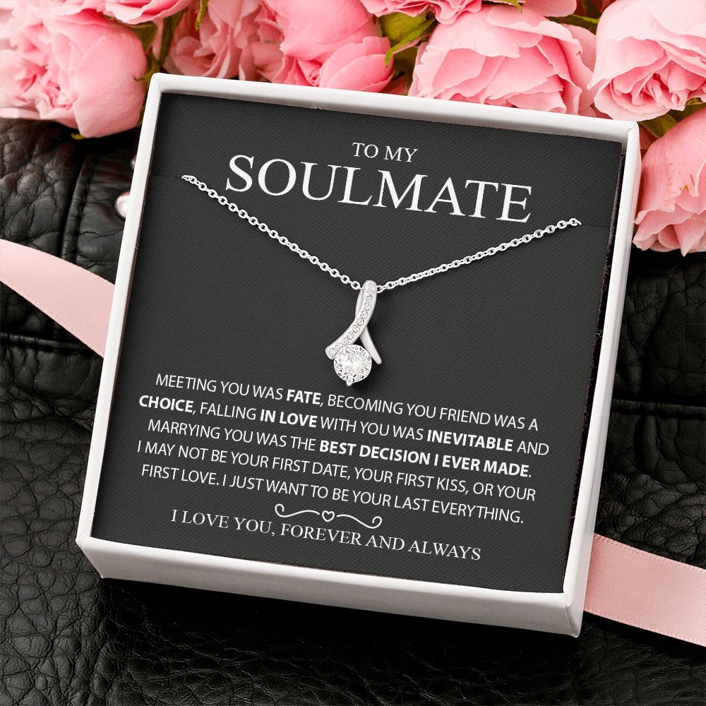 To My Soulmate | I Love You | Jewelry | C30084TG, C30084TR, lx-C30084, PB23-WOOD, PROD-1600122, PT-930, TNM-1, USER-43062 | TageUnlimited