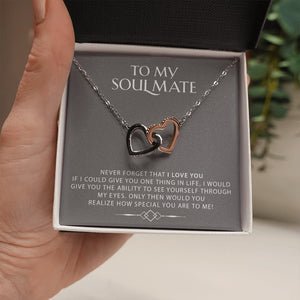 To My Soulmate | I Love You 💘💗 | Jewelry | C30028T, C30028TG, lx-C30028, PB23-WOOD, PROD-1576045, PT-784, TNM-1, USER-43062, WARRANTY-UPSELL | TageUnlimited