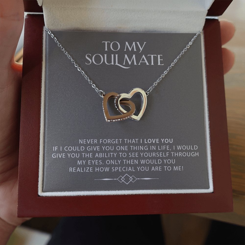 To My Soulmate | I Love You 💘💗 | Jewelry | C30028T, C30028TG, lx-C30028, PB23-WOOD, PROD-1576045, PT-784, TNM-1, USER-43062, WARRANTY-UPSELL | TageUnlimited