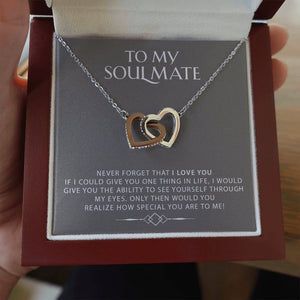 To My Soulmate | I Love You 💘💗 | Jewelry | C30028T, C30028TG, lx-C30028, PB23-WOOD, PROD-1576045, PT-784, TNM-1, USER-43062, WARRANTY-UPSELL | TageUnlimited