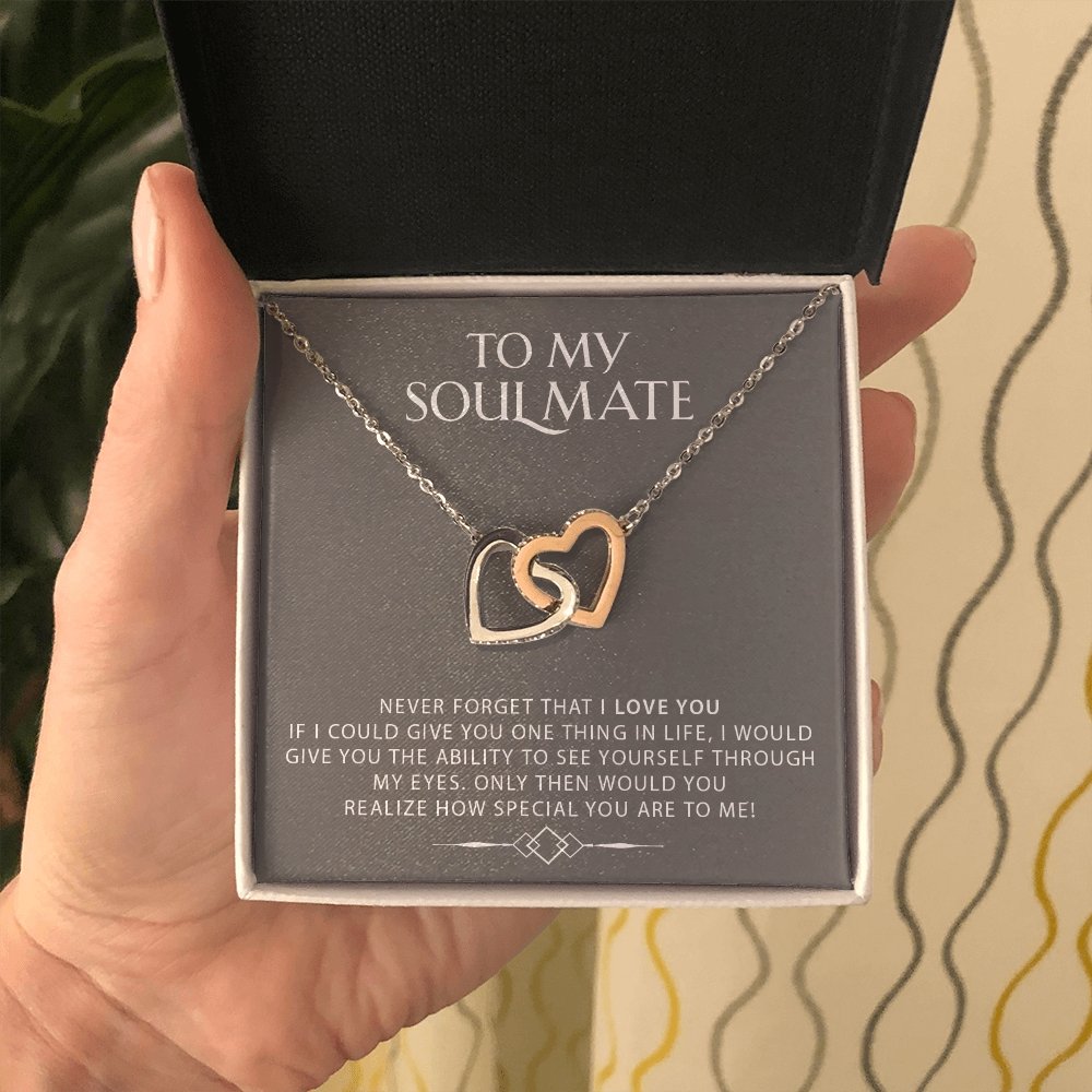 To My Soulmate | I Love You 💘💗 | Jewelry | C30028T, C30028TG, lx-C30028, PB23-WOOD, PROD-1576045, PT-784, TNM-1, USER-43062, WARRANTY-UPSELL | TageUnlimited