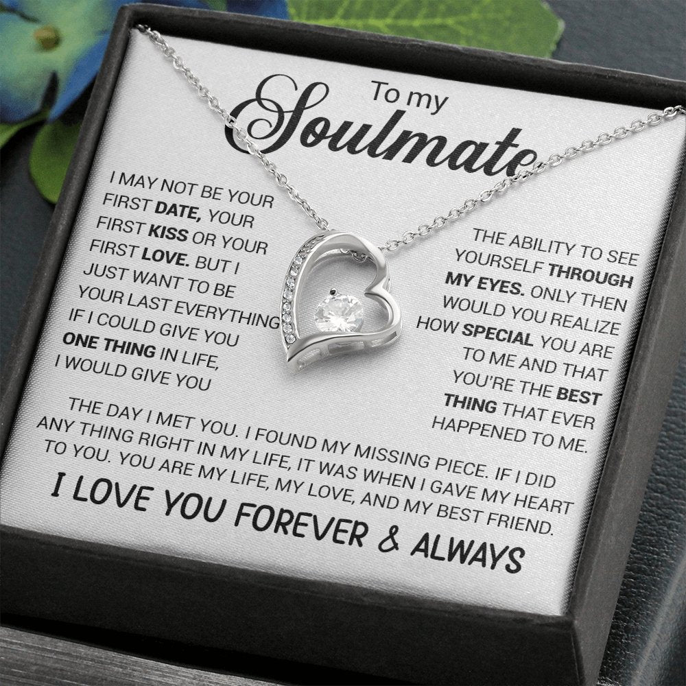 To My Soulmate | I Love You Forever And Always (Forever Love Necklace) | Jewelry | TageUnlimited