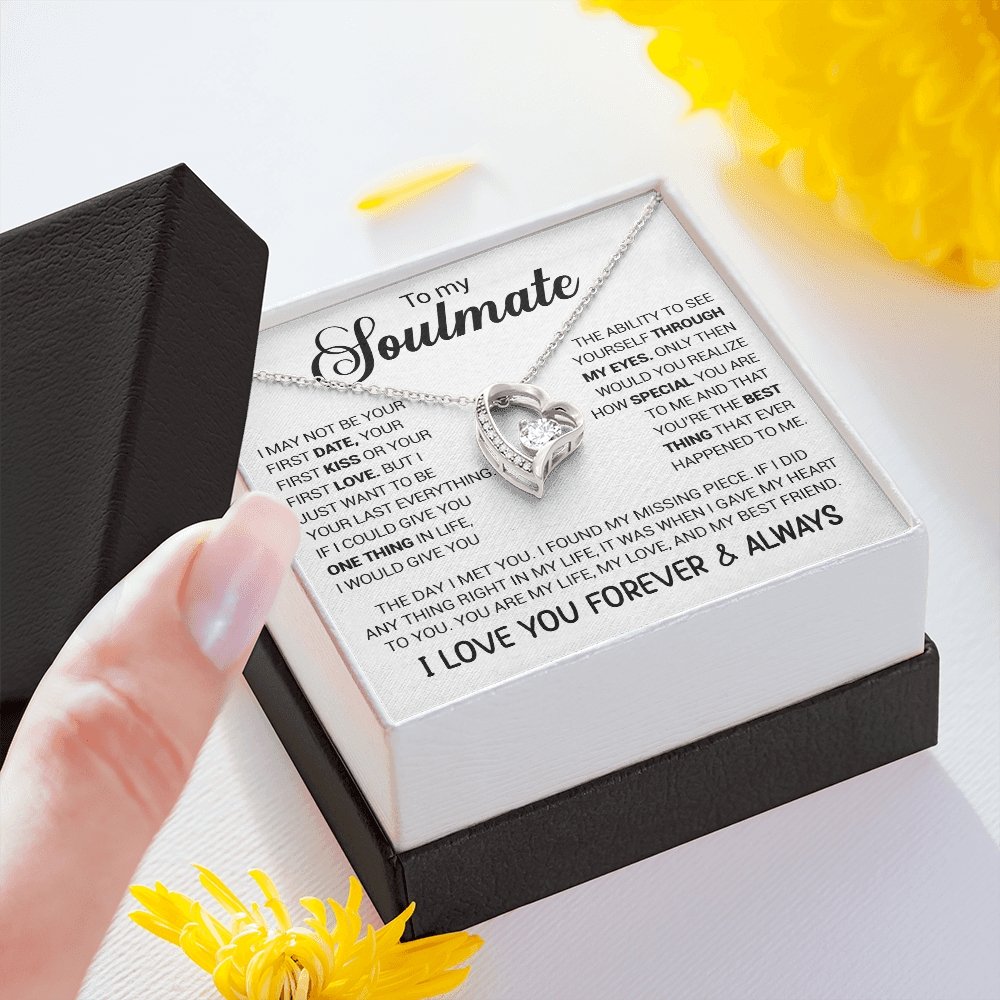 To My Soulmate | I Love You Forever And Always (Forever Love Necklace) | Jewelry | TageUnlimited