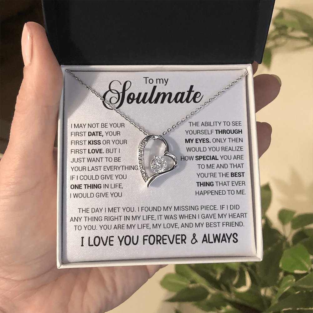 To My Soulmate | I Love You Forever And Always (Forever Love Necklace) | Jewelry | TageUnlimited