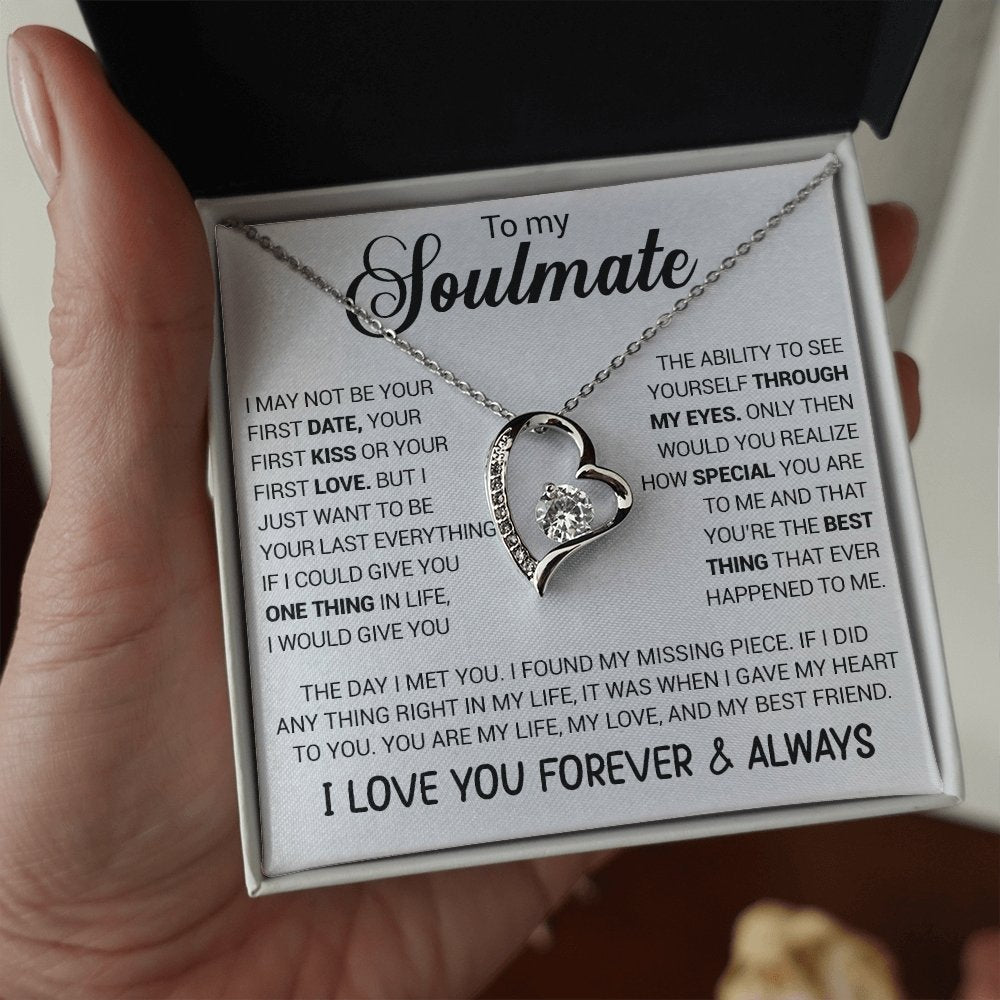To My Soulmate | I Love You Forever And Always (Forever Love Necklace) | Jewelry | TageUnlimited