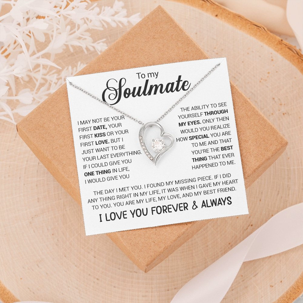 To My Soulmate | I Love You Forever And Always (Forever Love Necklace) | Jewelry | TageUnlimited