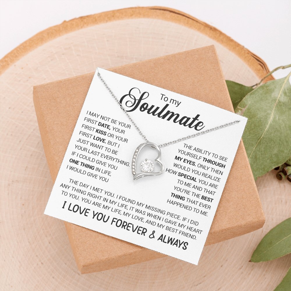 To My Soulmate | I Love You Forever And Always (Forever Love Necklace) | Jewelry | TageUnlimited