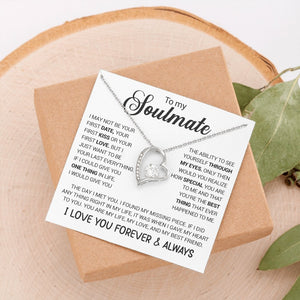 To My Soulmate | I Love You Forever And Always (Forever Love Necklace) | Jewelry | TageUnlimited