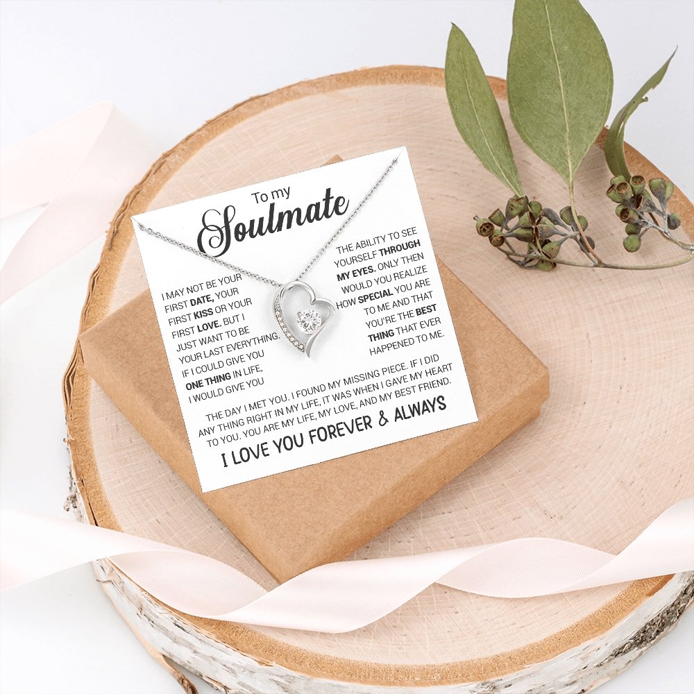 To My Soulmate | I Love You Forever And Always (Forever Love Necklace) | Jewelry | TageUnlimited