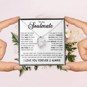 To My Soulmate | I Love You Forever And Always (Forever Love Necklace) | Jewelry | TageUnlimited