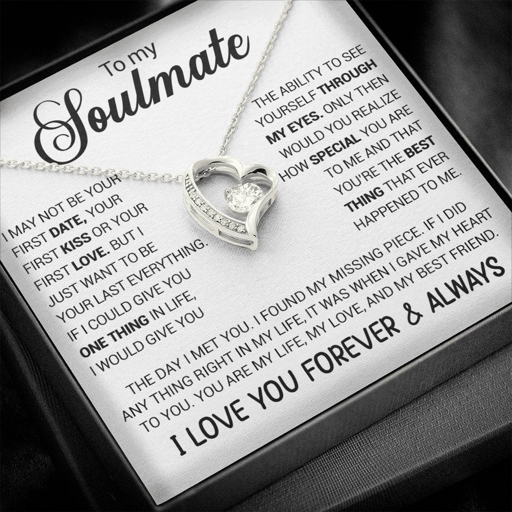 To My Soulmate | I Love You Forever And Always (Forever Love Necklace) | Jewelry | TageUnlimited
