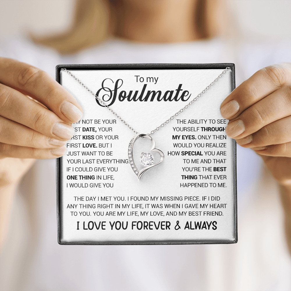 To My Soulmate | I Love You Forever And Always (Forever Love Necklace) | Jewelry | TageUnlimited