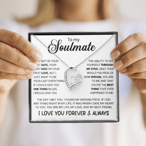 To My Soulmate | I Love You Forever And Always (Forever Love Necklace) | Jewelry | TageUnlimited