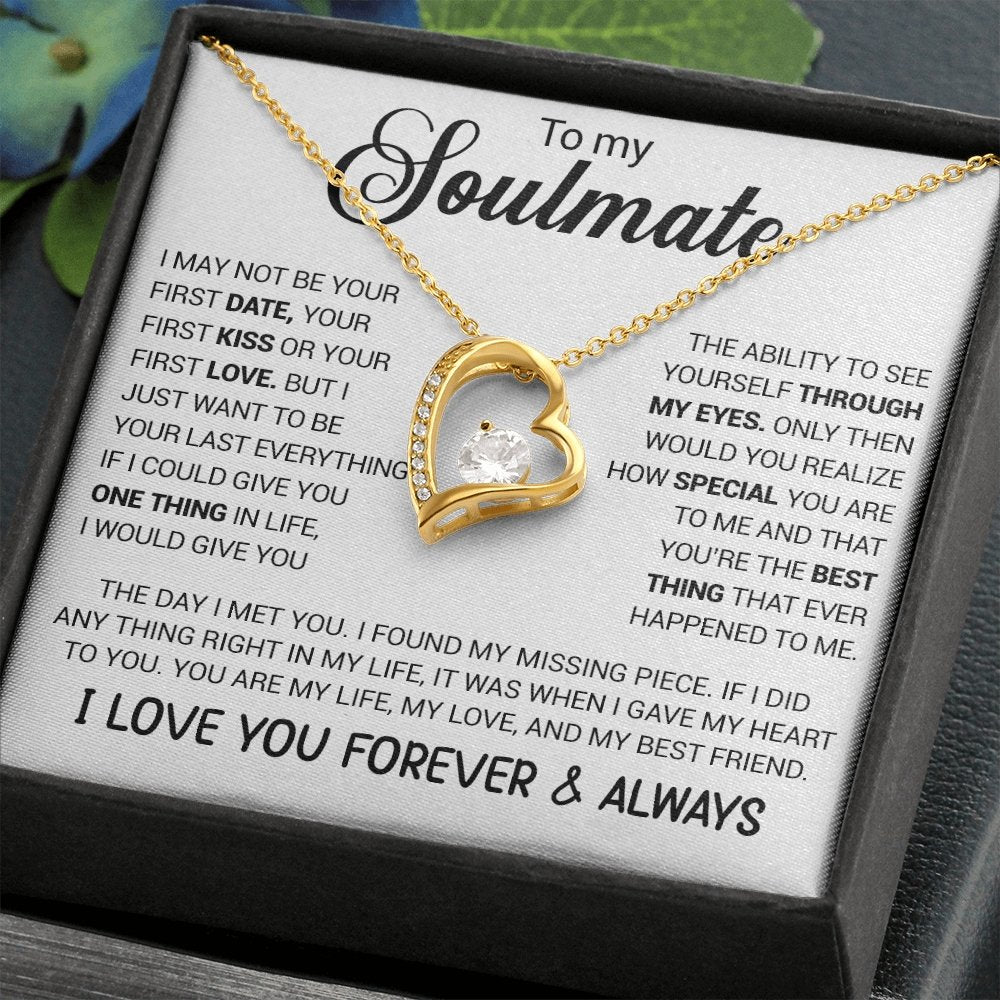 To My Soulmate | I Love You Forever And Always (Forever Love Necklace) | Jewelry | TageUnlimited