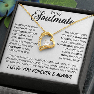 To My Soulmate | I Love You Forever And Always (Forever Love Necklace) | Jewelry | TageUnlimited