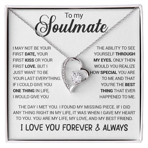 To My Soulmate | I Love You Forever And Always (Forever Love Necklace) | Jewelry | TageUnlimited
