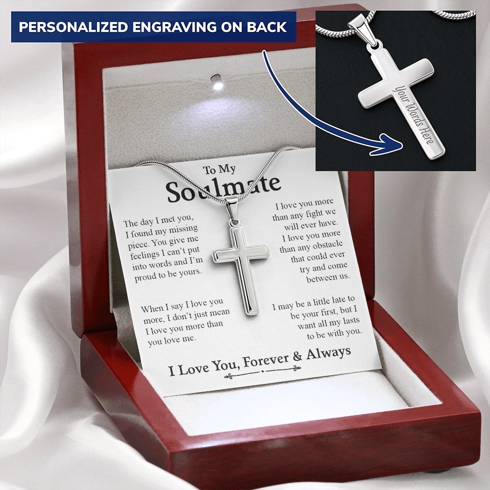 To My Soulmate | I Love You More Than Any Fight | Jewelry | A1013T, E070T, lx-E070, PB23-WOOD, PROD-2164343, PT-1329, TNM-1, USER-43062 | TageUnlimited