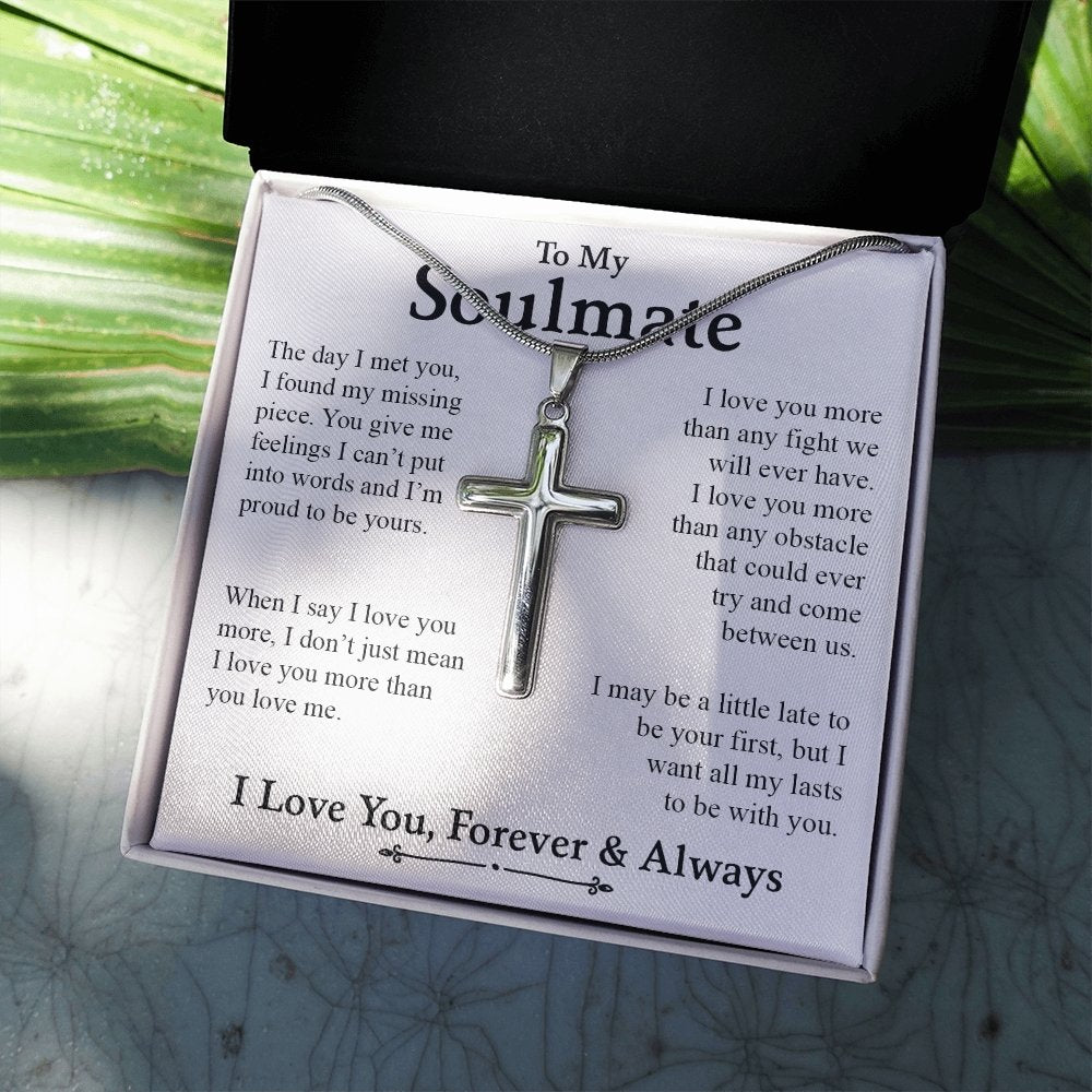 To My Soulmate | I Love You More Than Any Fight | Jewelry | A1013T, E070T, lx-E070, PB23-WOOD, PROD-2164343, PT-1329, TNM-1, USER-43062 | TageUnlimited