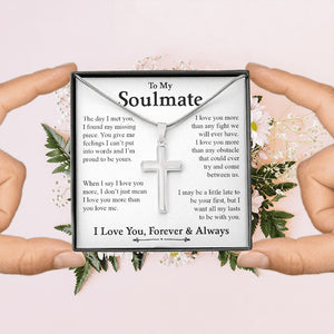 To My Soulmate | I Love You More Than Any Fight | Jewelry | A1013T, E070T, lx-E070, PB23-WOOD, PROD-2164343, PT-1329, TNM-1, USER-43062 | TageUnlimited