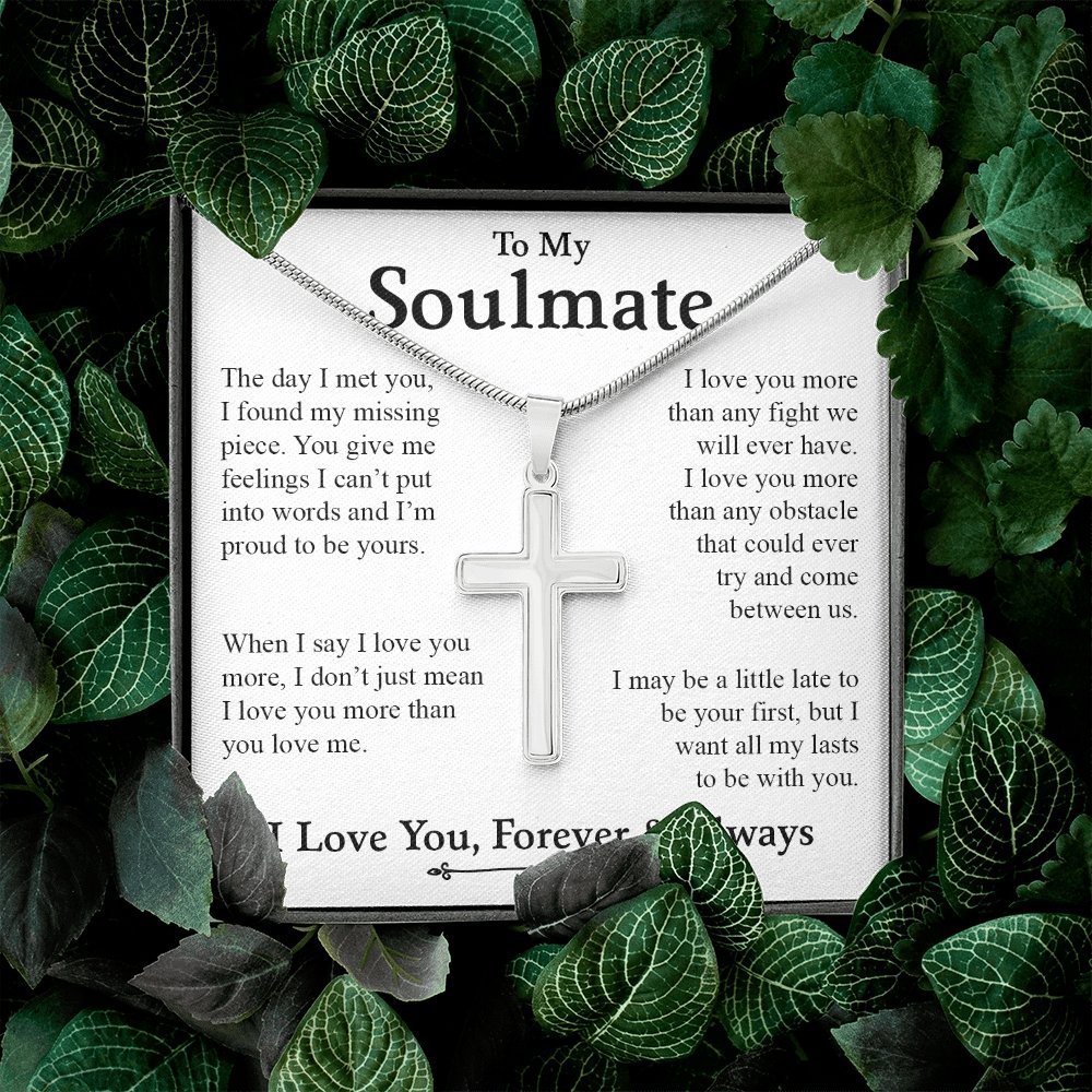 To My Soulmate | I Love You More Than Any Fight | Jewelry | A1013T, E070T, lx-E070, PB23-WOOD, PROD-2164343, PT-1329, TNM-1, USER-43062 | TageUnlimited