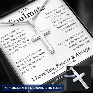 To My Soulmate | I Love You More Than Any Fight | Jewelry | A1013T, E070T, lx-E070, PB23-WOOD, PROD-2164343, PT-1329, TNM-1, USER-43062 | TageUnlimited