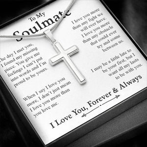 To My Soulmate | I Love You More Than Any Fight | Jewelry | A1013T, E070T, lx-E070, PB23-WOOD, PROD-2164343, PT-1329, TNM-1, USER-43062 | TageUnlimited