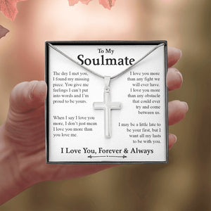 To My Soulmate | I Love You More Than Any Fight | Jewelry | A1013T, E070T, lx-E070, PB23-WOOD, PROD-2164343, PT-1329, TNM-1, USER-43062 | TageUnlimited