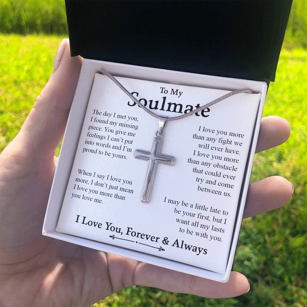 To My Soulmate | I Love You More Than Any Fight | Jewelry | A1013T, E070T, lx-E070, PB23-WOOD, PROD-2164343, PT-1329, TNM-1, USER-43062 | TageUnlimited