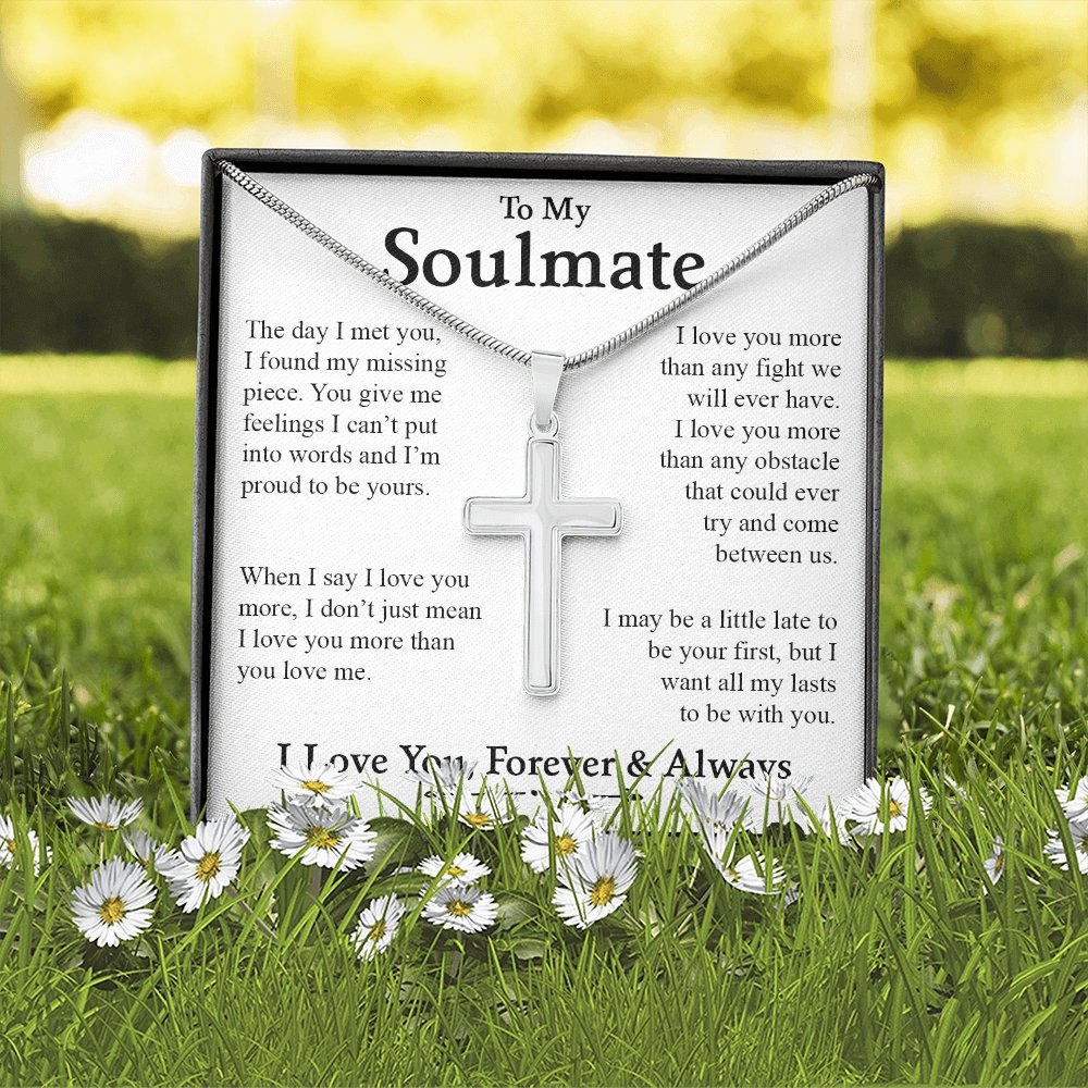 To My Soulmate | I Love You More Than Any Fight | Jewelry | A1013T, E070T, lx-E070, PB23-WOOD, PROD-2164343, PT-1329, TNM-1, USER-43062 | TageUnlimited