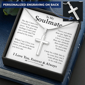To My Soulmate | I Love You More Than Any Fight | Jewelry | A1013T, E070T, lx-E070, PB23-WOOD, PROD-2164343, PT-1329, TNM-1, USER-43062 | TageUnlimited