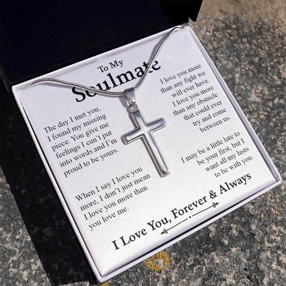 To My Soulmate | I Love You More Than Any Fight | Jewelry | A1013T, E070T, lx-E070, PB23-WOOD, PROD-2164343, PT-1329, TNM-1, USER-43062 | TageUnlimited