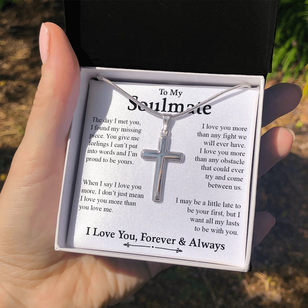 To My Soulmate | I Love You More Than Any Fight | Jewelry | A1013T, E070T, lx-E070, PB23-WOOD, PROD-2164343, PT-1329, TNM-1, USER-43062 | TageUnlimited