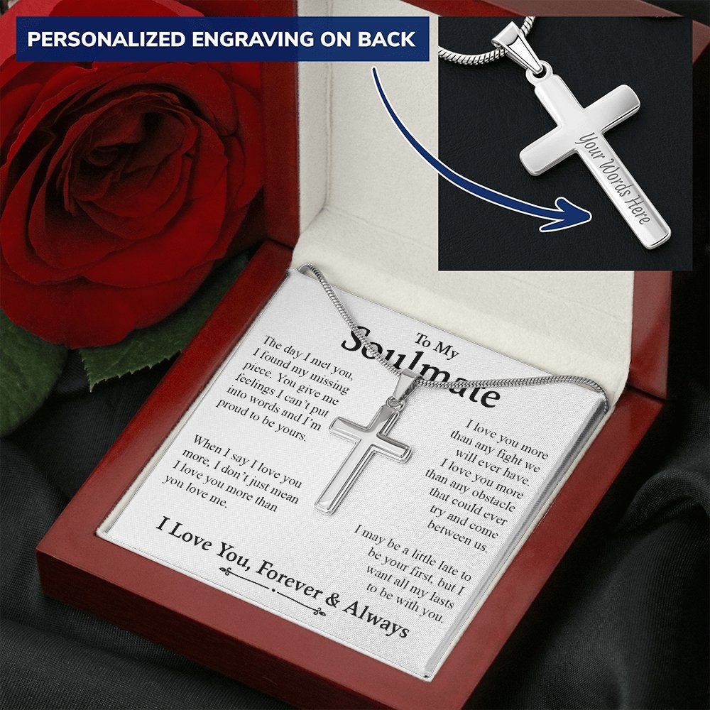 To My Soulmate | I Love You More Than Any Fight | Jewelry | A1013T, E070T, lx-E070, PB23-WOOD, PROD-2164343, PT-1329, TNM-1, USER-43062 | TageUnlimited