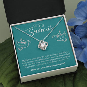 To My Soulmate | I Love You With All My Heart And Soul | Jewelry | C30011TG, C30011TR, lx-C30011, PB23-WOOD, PROD-2055732, PT-922, TNM-1, USER-43062 | TageUnlimited
