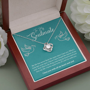 To My Soulmate | I Love You With All My Heart And Soul | Jewelry | C30011TG, C30011TR, lx-C30011, PB23-WOOD, PROD-2055732, PT-922, TNM-1, USER-43062 | TageUnlimited