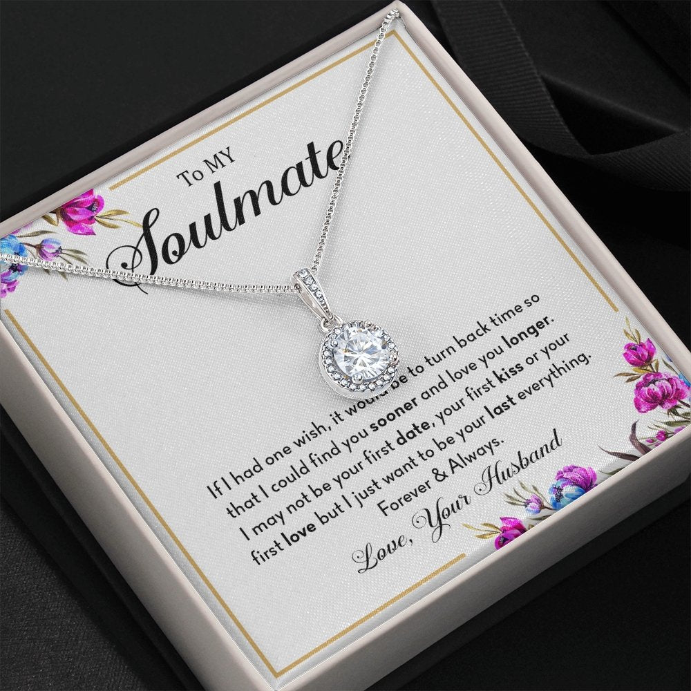 To My Soulmate | If I Had One Wish | Jewelry | C30187TR, lx-C30187, PB23-WOOD, PROD-1957416, PT-2646, TNM-1, USER-43062 | TageUnlimited