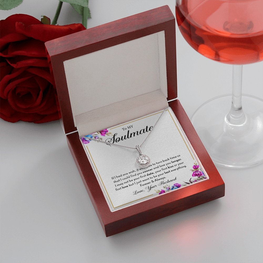 To My Soulmate | If I Had One Wish | Jewelry | C30187TR, lx-C30187, PB23-WOOD, PROD-1957416, PT-2646, TNM-1, USER-43062 | TageUnlimited